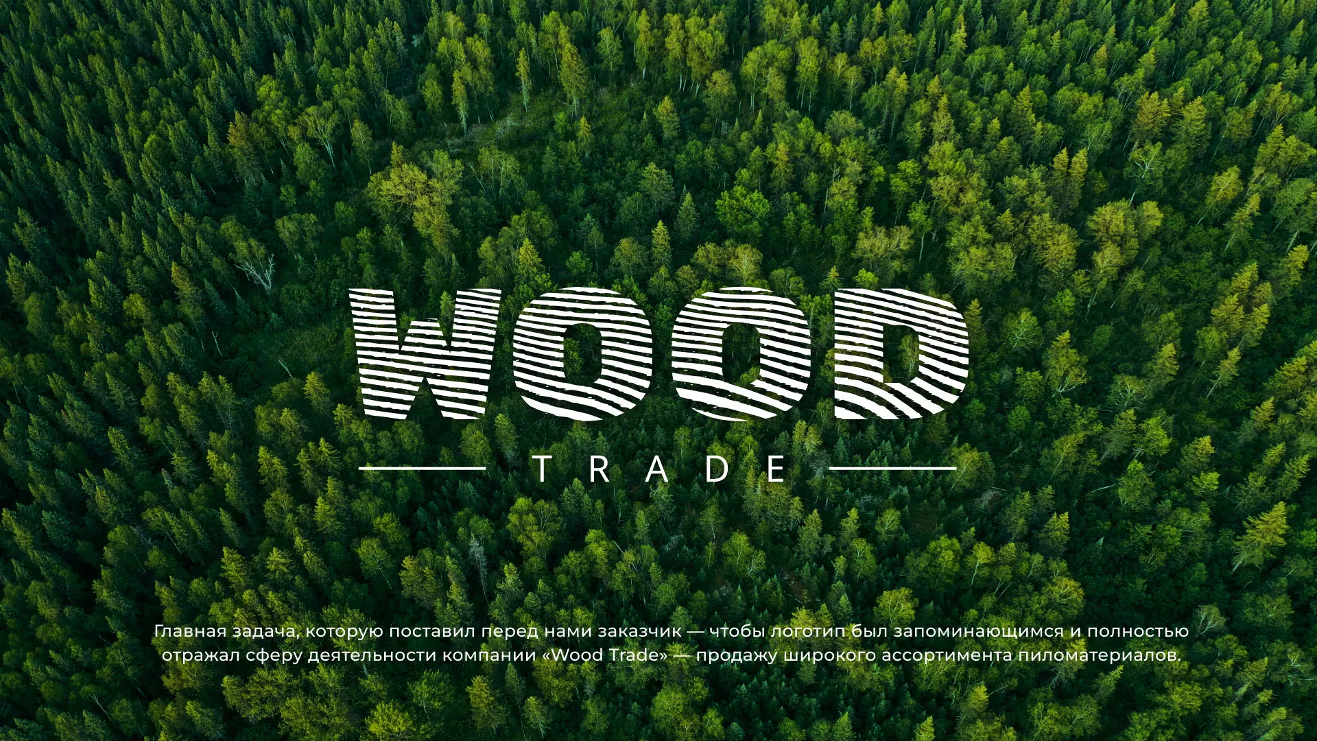Разработка логотипа для компании «Wood Trade» в Ростове-на-Дону